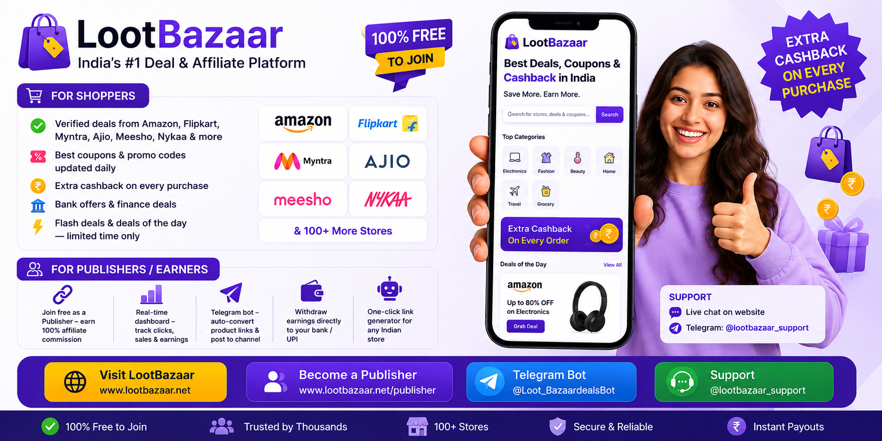 LootBazaar — India's #1 Deal & Affiliate Platform